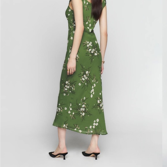 Reformation Demy Dress. Color:Lomita. Size XL. - Picture 2 of 10